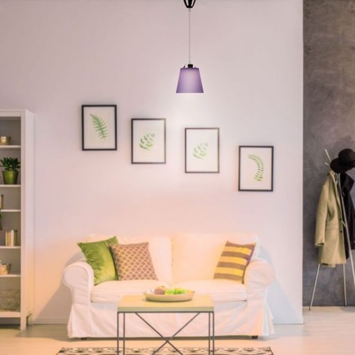 V-TAC LED Függeszték lámpa 7W - Lila árnyalatú -  4000K - 8504