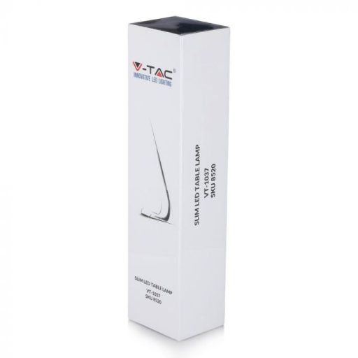 V-TAC 6.5W LED Asztali lámpa rugalmas és vékony 3 az 1-ben fehér színű - 8520
