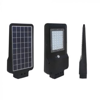   V-TAC LED utcai lámpa Napelemes (solar) 15W fekete színű 6000K - 8548