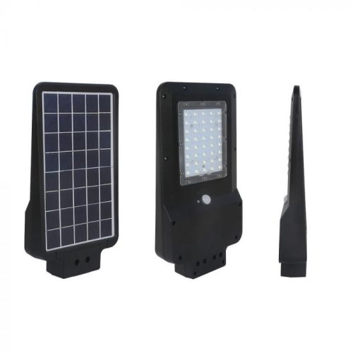 V-TAC LED utcai lámpa Napelemes (solar) 15W fekete színű 6000K - 8548