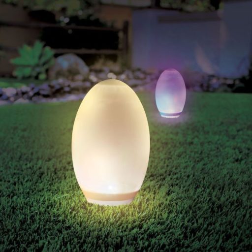 V-TAC LED Tojás formájú napelemes (Solar) dekor világítás RGB - 8557