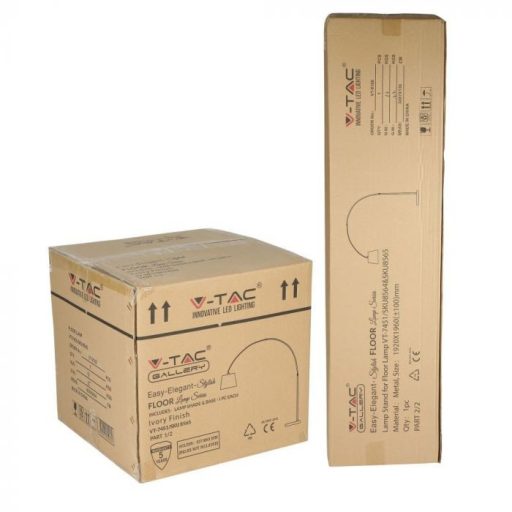 V-TAC LED Állólámpa E27  - fehér - 8565