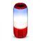 V-TAC 2x3W LED Bluetooth hangszóró USB és Kártya olvasóval Piros színű - 8571