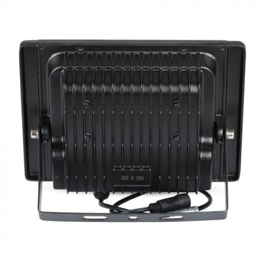 V-TAC 12W LED napelemes (SOLAR) reflektor távirányítóval 120° 4000K fekete házas  - 8573