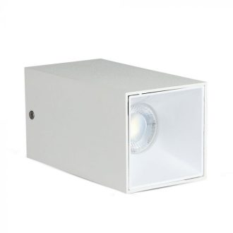   V-TAC Led GU10 Spot Falon kívüli keret téglalap forma - fehér - 8583