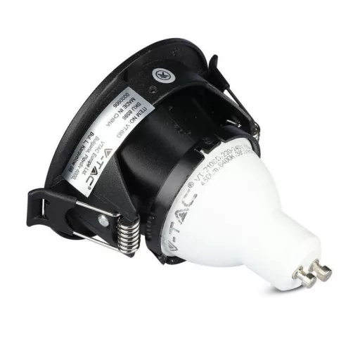 V-TAC Led GU10 Spot Keret beépíthető - fekete - 8598