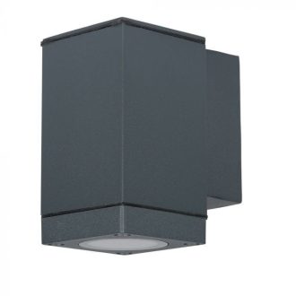 V-TAC Fali lámpatest 1xGU10 IP44 - szürke - 8626