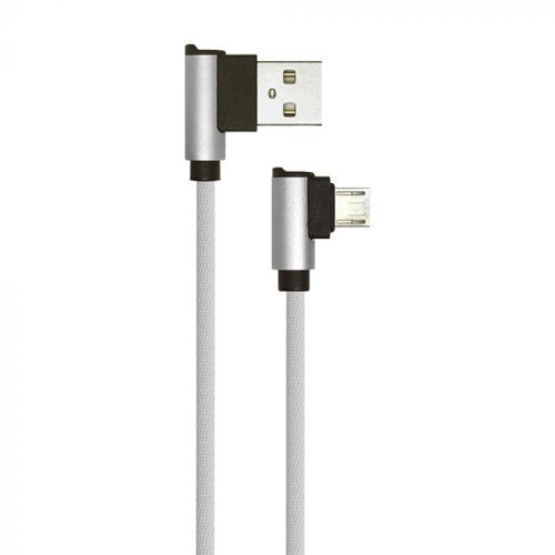 V-TAC 1M Micro USB kábel szürke - gyémánt széria - 8636