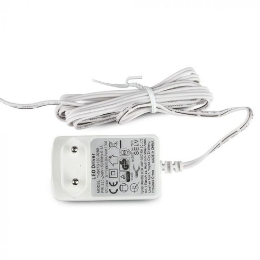 V-TAC LED 3.6W Asztali lámpa, fehér 3000K - 8671