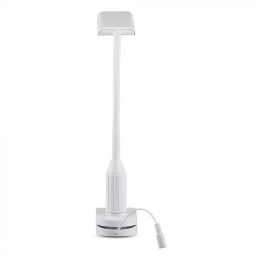 V-TAC LED 7W Csiptetős asztali lámpa, fehér 3000K - 8672