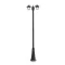 V-TAC 2xE27 lámpatest 2280mm IP44 - fekete - 8688