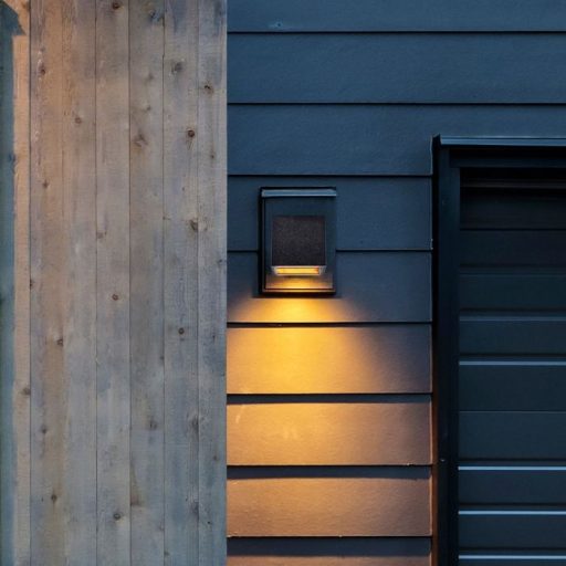 V-TAC Led Beton fali lámpa négyzet forma 1xG9 IP20 - sötét szürke - 8692