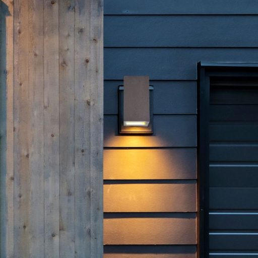 V-TAC Led Beton fali lámpa téglalap forma 1xG9 IP20 - világos szürke - 8695