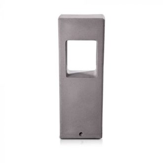   V-TAC LED kerti beton lámpa 12W IP65 3000K - világos szürke - 8699