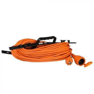   V-TAC Hosszabbító 1.5mm x 30m 16A IP44 narancssárga+ fekete - 8815