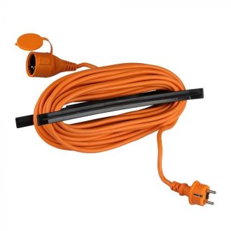   V-TAC Hosszabbító 1.5mm x 15m 16A IP44 narancssárga+ fekete - 8816