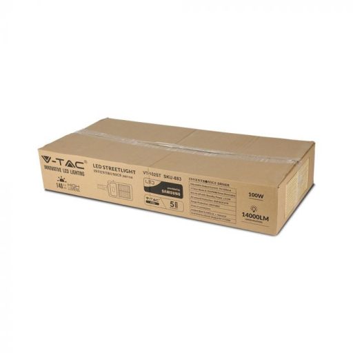 V-TAC LED utcai lámpa SAMSUNG Chip 100W 140lm/W DIMM 4000K - 883