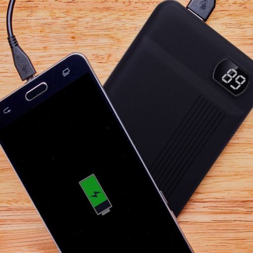 V-TAC Powerbank (hordozható töltő) 10000mAh fekete - 8850
