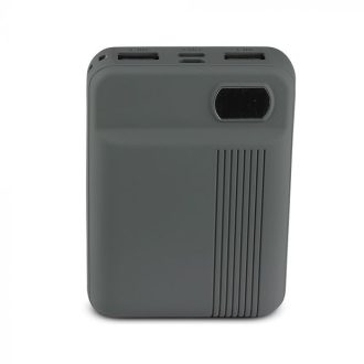   V-TAC Powerbank (hordozható töltő) 10000mAh szürke - 8852