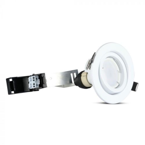 V-TAC LED lámpa csomag (3 db lámpa + 3 db fehér keret) GU10 MR16 5W 110° 3000K spot - 8881