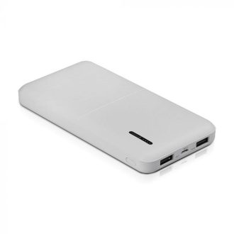   V-TAC POWER BANK (hordozható töltő) 10000mAh - fehér - 8898