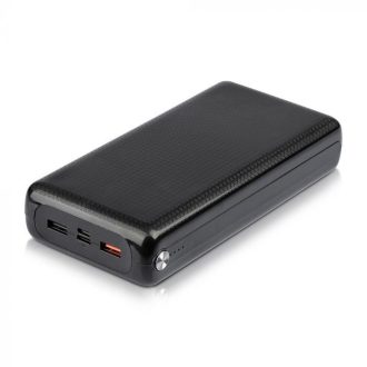   V-TAC POWER BANK (hordozható töltő) 30.000 mAh Dual USB - fekete - 8901