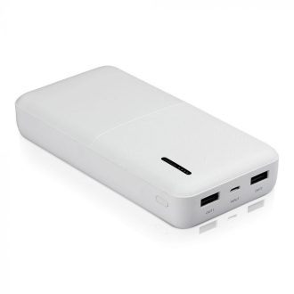   V-TAC Power Bank (hordozható töltő) 20000mAh fehér - 8904