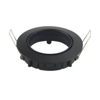   V-TAC Led GU10 Spot Keret Kerek Állítható beépíthető - fekete - 8955