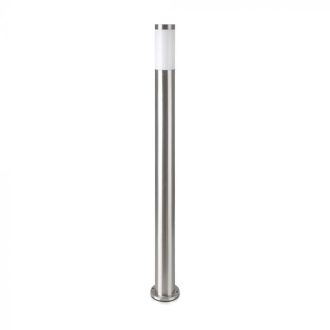   V-TAC E27 Kerti állólámpa, kör szatén nikkel 1100 mm IP44 - 8962