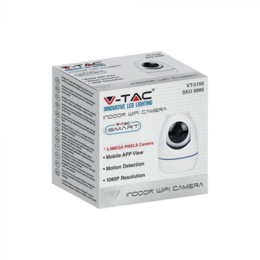V-TAC Beltéri WIFI IP 3MP kamera IP20 - 8986