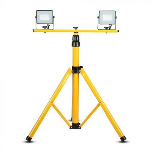 V-TAC Háromlábú tartóállvány reflektorokhoz (TRIPOD) sárga színű 900 x 940 - 1800 mm - 9104