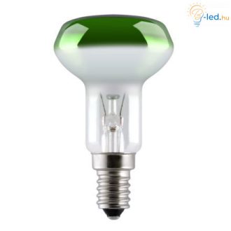 Tungsram/GE Discolux Izzó E14 R50 40W - Zöld - 91389