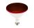 V-TAC Vízálló színes LED lámpa E27 PAR38 17W 100° piros IP65 spot - 92065