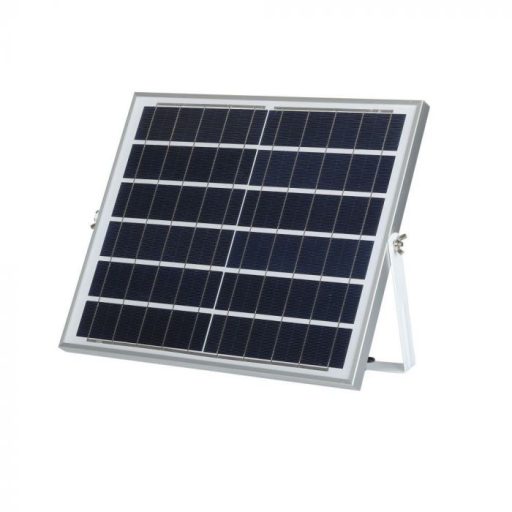 V-TAC 16W LED napelemes (SOLAR) reflektor távirányítóval 120° 6000K fekete házas  - 94008