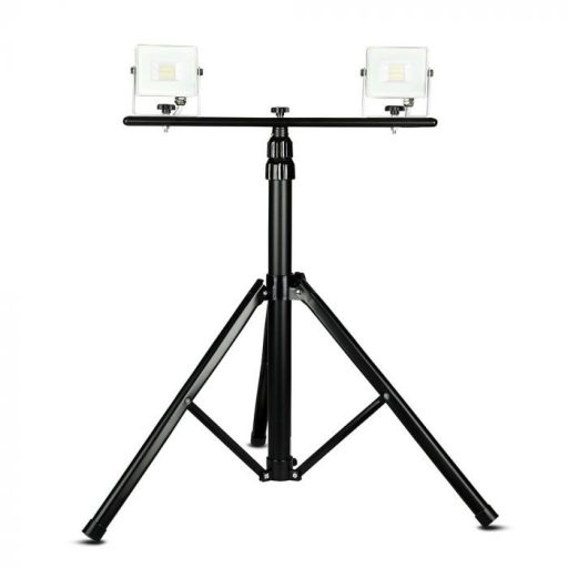 V-TAC Háromlábú tartóállvány reflektorokhoz (TRIPOD) fekete színű 900 x 940 - 1800 mm - 9546