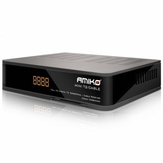   AMIKO MINI HD T2 / C HD KOMPAKT MÉRETŰ DIGITÁLIS T2 földi / kábeles vevő + médiplayer