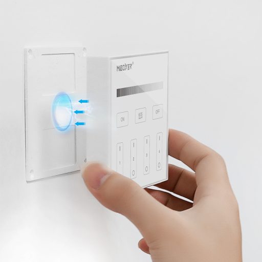 Mi Light - Miboxer Falra Szerelhető 4 Zónás Panel távirányító egyszínű LED szalaghoz - B1