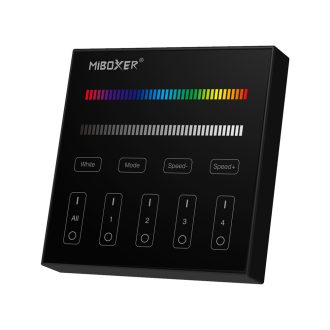   Mi Light - Miboxer Falra Szerelhető 4 Zónás Panel távirányító RGB+W LED szalaghoz - B3B