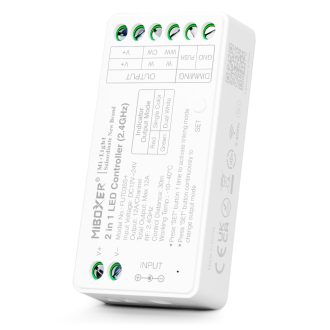   Mi Light - Miboxer RF Dimmer 2 az 1 -ben vezérlő egyszínű LED szalaghoz - FUT035S+
