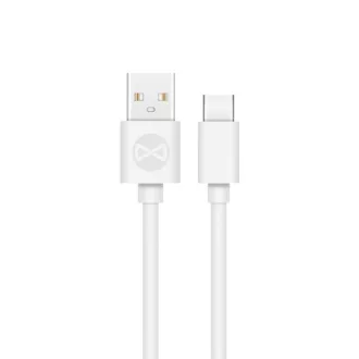 FL 1M C Típusú USB kábel fehér - GSM106364