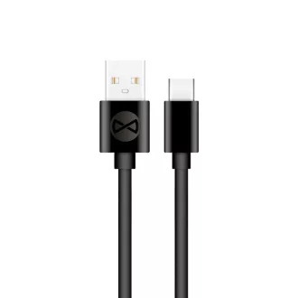FL 1M C Típusú USB kábel fekete - GSM106365