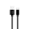 FL 1M C Típusú USB kábel fekete - GSM106365