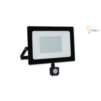   ML 100W Mozgásérzékelős LED reflektor Tiga 100° 4000K fekete házas - ML1446