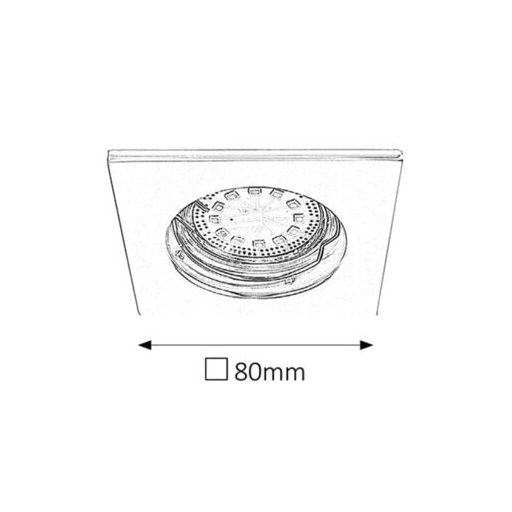 Rábalux Lite Beltéri lámpa meleg fehér GU10 1x MAX 50 - RAB1053