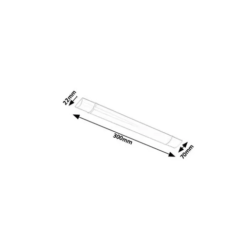 Rábalux Batten Light Beltéri lámpa természetes fehér LED 10 - RAB1450