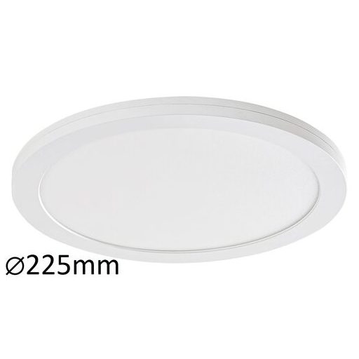 Rábalux Sonnet Ráépíthető és Beépíthető lámpa LED Ø225mm 18W 4000K IP20 fehér RAB1489