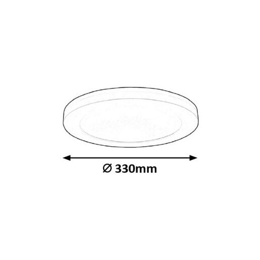 Rábalux Sonnet Ráépíthető és Beépíthető lámpa LED Ø330mm 30W 4000K IP20 fehér RAB1490