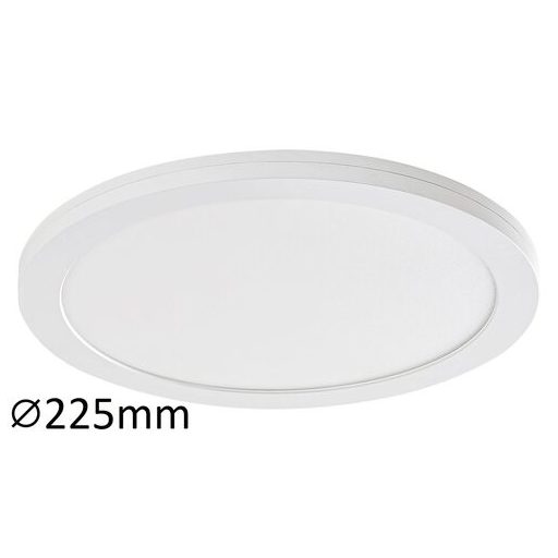 Rábalux Sonnet Ráépíthető és Beépíthető lámpa LED Ø225mm 18W 4000K IP20 fehér RAB1491