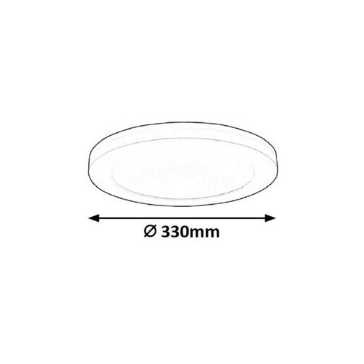 Rábalux Sonnet Ráépíthető és Beépíthető lámpa LED Ø330mm 30W 4000K IP20 fehér RAB1492