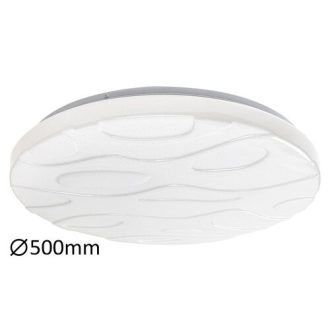   Rábalux Mason Mennyezeti lámpa LED 50W CCT, dimmelhető, távirányítóval, időzítő funkcióval, csillogó effekt IP20 fehér RAB1508